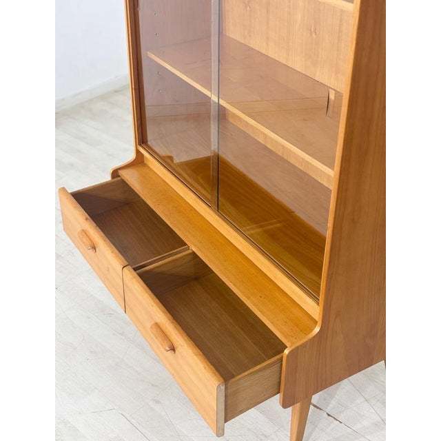 Wood Mid-Century Display Cabinet, 1960s For Sale - Image 7 of 11