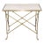 Maison Jansen Style Directoire Granite Top & Brass End Table For Sale