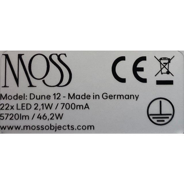 Brown Dune 12 Cluster Chandelier with Metallic Tone Shades from Moss Objects For Sale - Image 8 of 9