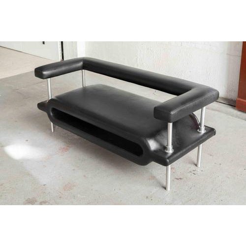 Two seater sofa ‘magazine’ designed in 1994 by michael young and produced by e & y co. In the united kingdom. The magazine...