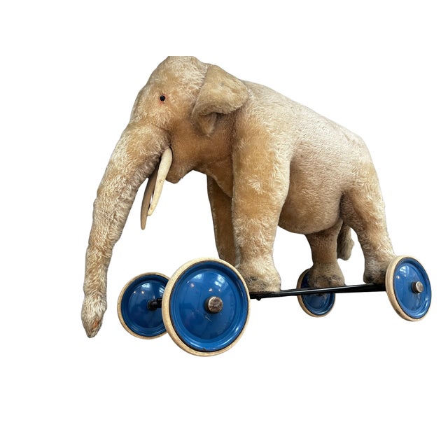 Elephant on Wheels from Steiff, 1950s For Sale - Image 10 of 10