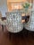 2 identical side chairs/dining chairs rarely used. Warm and beautiful fabric. Excellent condition.