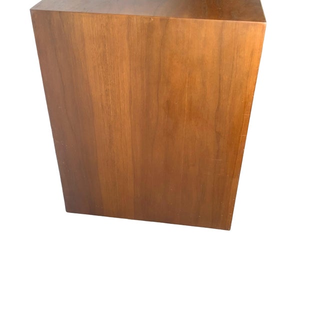 Wood American of Martinsville Harlequin Diamond Front Triple Dresser, MCM For Sale - Image 7 of 13