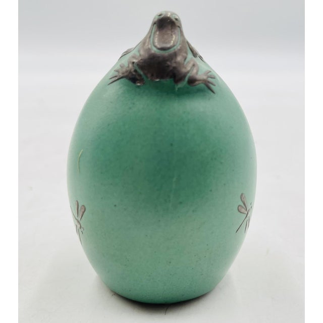 1990s Modern Emilia Castillo Plata Pura Frog Salt & Pepper Shakers For Sale - Image 11 of 16
