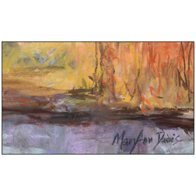 Contemporary Late 20th Century Autumn on the Farm, Mary Ann Davis For Sale - Image 3 of 4