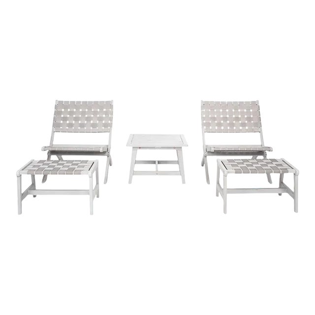 Darryl 5 Piece Living Set - Gray For Sale
