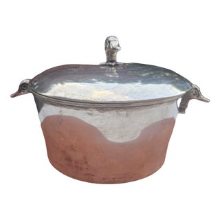 Silver-Plated Ice Bucket, 1890s For Sale