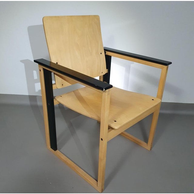 Finnish Dining Table and Chairs by Simo Heikkilä Pentik, 1980s, Set of 5 For Sale - Image 17 of 18