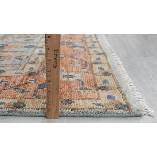 12x15Ft. Light Grey Classic Persian Tree of Life Modern Designer Oushak Turkish Style Wool For Sale - Image 10 of 12