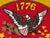 Vintage 1976 Bicentennial Needlepoint For Sale - Image 4 of 4