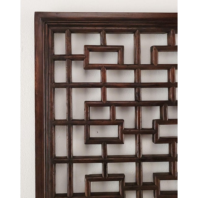 A Chinese window panel, circa 1900.