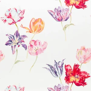 Sanderson Tulipomania Fabric in Botanical