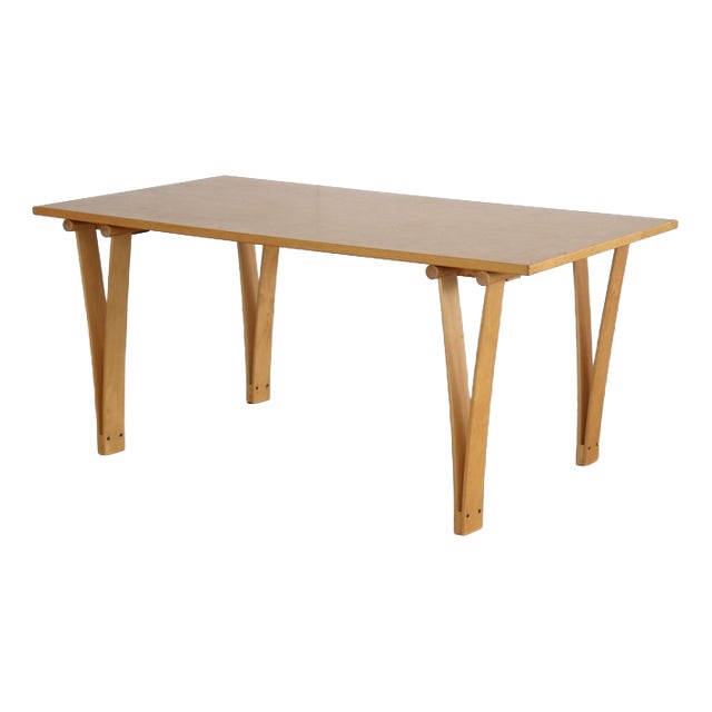 Vintage Swedish Dining Table by Kajsa & Nils Nisse Strinning for String, 1960s For Sale