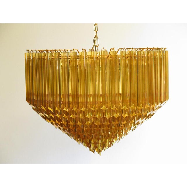 Quadriedri Murano Glass Chandeliers, Set of 2 For Sale - Image 17 of 18