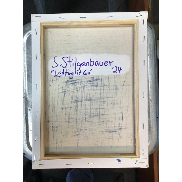 Contemporary “Letting It Go” Original Abstract Painting by Stephen Stilgenbauer For Sale - Image 3 of 3