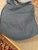 Nautical Nautical Two Toned Denim Lounge Bean Bag Chair For Sale - Image 3 of 12