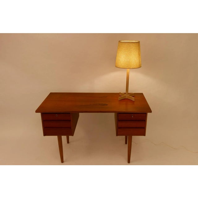 1960s Vintage Oak Table Lamp by Hans-Agne Jakobsson for Markaryd, 1960s For Sale - Image 5 of 11