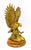 Vintage Brass Eagle Sculpture on Wood Base – Hollywood Regency / Americana Style For Sale - Image 10 of 10