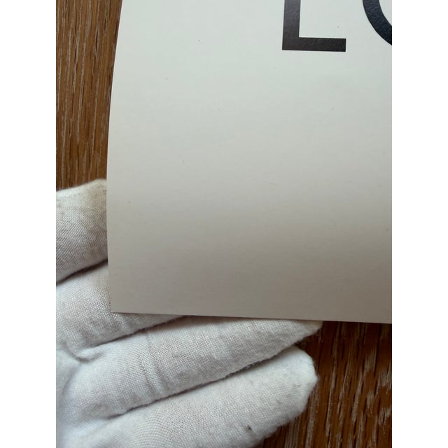 Joseph Pour La Maison, London Exhibition Poster from Walasse Ting, 1986, in Very Good conditions. Designed 1980 to 1989