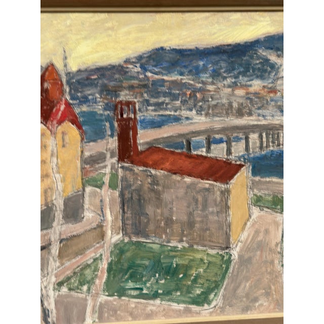 John Hedman, Östersund, Strandgatan 1, 1971, Oil on Panel, Framed For Sale - Image 18 of 18