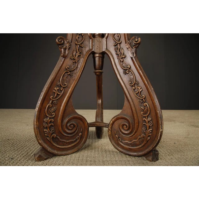 Mid 19th Century Victorian Rococo Revival Rotating Double Lectern With Candleholders, C 1850-1880 For Sale - Image 5 of 18