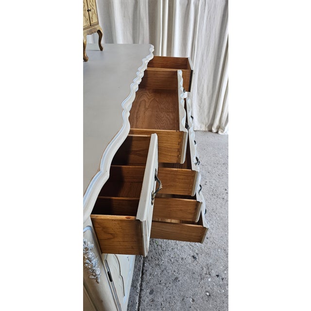 Mahogany Hutch, 2 Piece Cabinet Hutch, Circa 1940s/50's For Sale - Image 10 of 14