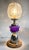 1950s Mid-Century Lamp Made of Glass, Onyx, and Marble For Sale - Image 11 of 15