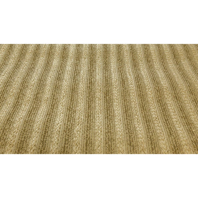 Modern Contemporary Striped Twisted Belts Leather Rug by Doris Leslie Blau For Sale - Image 3 of 6