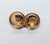 Metal Vintage Signed Napier Round Goldtone Red & Pink Beaded Clip Earrings-2 Pieces For Sale - Image 7 of 7