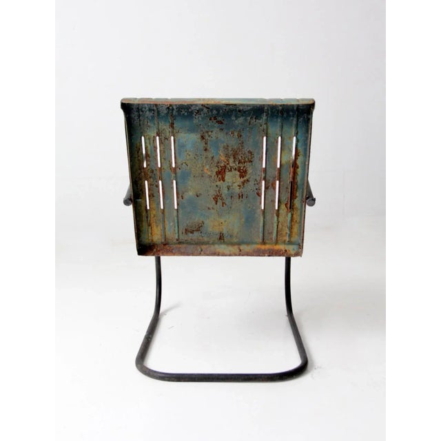 MId-Century Metal Patio Chair For Sale - Image 6 of 11