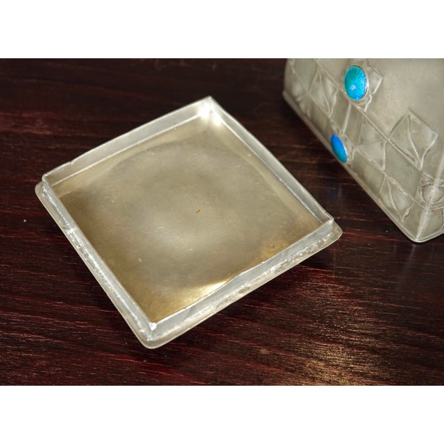 Arts & Crafts Pewter Box by Archibald Knox for Liberty of London, 1890s For Sale - Image 12 of 15