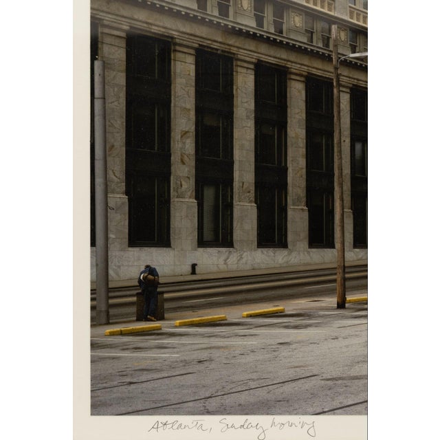 Late 20th Century Bill Head Atlanta Sunday Morning Signed Contemporary Color Photography Print For Sale - Image 5 of 6