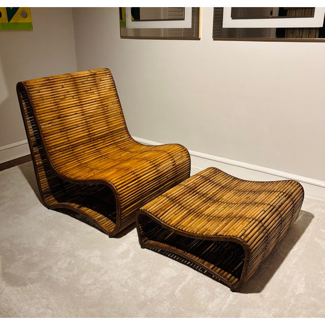 Danny Ho Fong 1960s ‘Wave’ Lounge Chair by Danny Ho Fong for TropiCal For Sale - Image 4 of 8