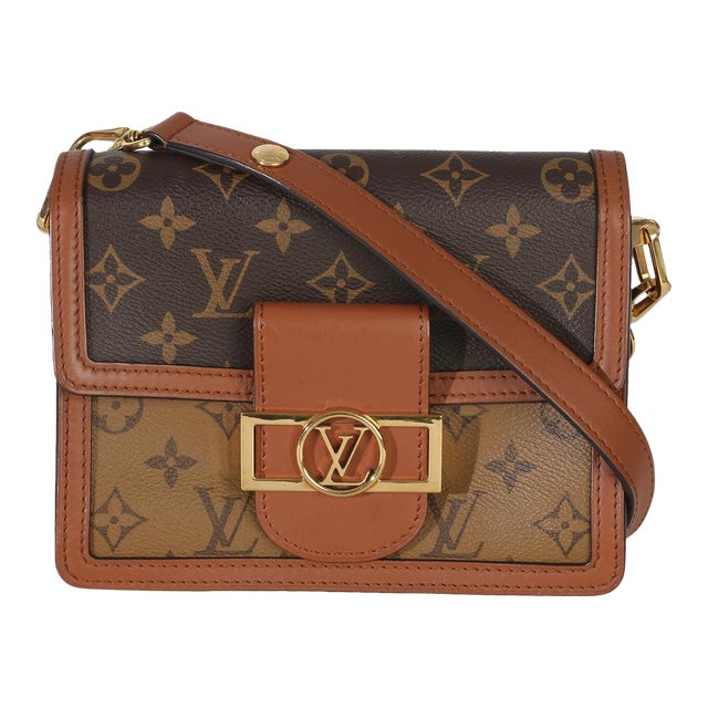 Reverse Monogram Canvas Mini Dauphine For Sale