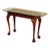Early 20th Century Exquisite Chippendale Revival Glass Top Console Table For Sale