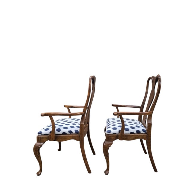 Vintage Queen Anne Style Dining Chairs by Century Chair Co. – Set of 6 For Sale - Image 9 of 12