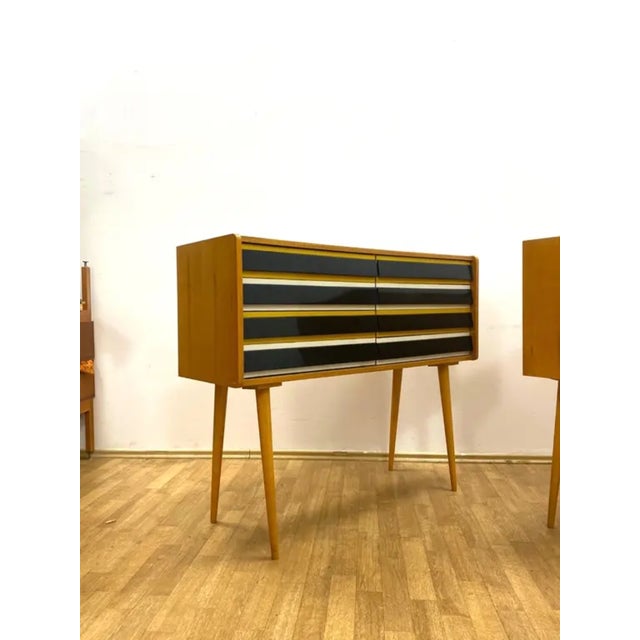 1960s Vintage Chests of Drawers by Jiří Jiroutek, 1960s, Set of 2 For Sale - Image 5 of 12