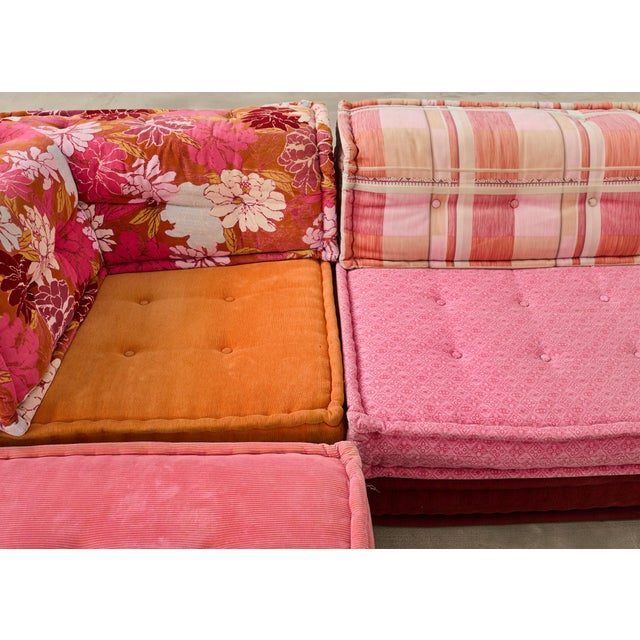Mah Jong 34 Piece Kenzo Missoni Sofa by Hans Hopfer for Roche Bobois For Sale - Image 9 of 12