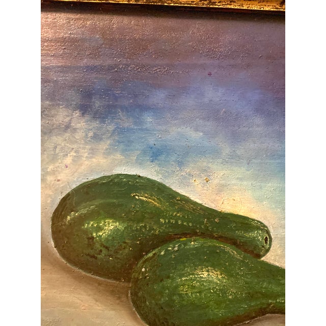 Early 20th Century Early 20th Century Still Life Oil Painting Architectural Salvage Floral Flowers Rustic Farmhouse - Signed For Sale - Image 5 of 13