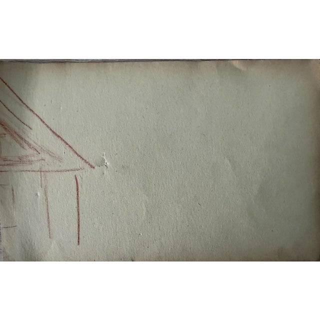 Modern Heinrich Pforr, Landscape Village, Pencil on Paper, Set of 4 For Sale - Image 3 of 13