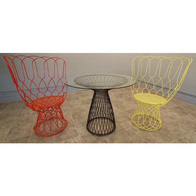 Contemporary Emu Re-Trouve Arm Chairs and Table by Patricia Urquiola For Sale - Image 3 of 16