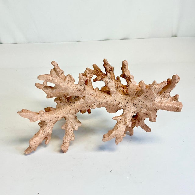 Mid-Century Coastal Boho Chic Faux Ocean Branch Coral Decorative Object For Sale - Image 12 of 12