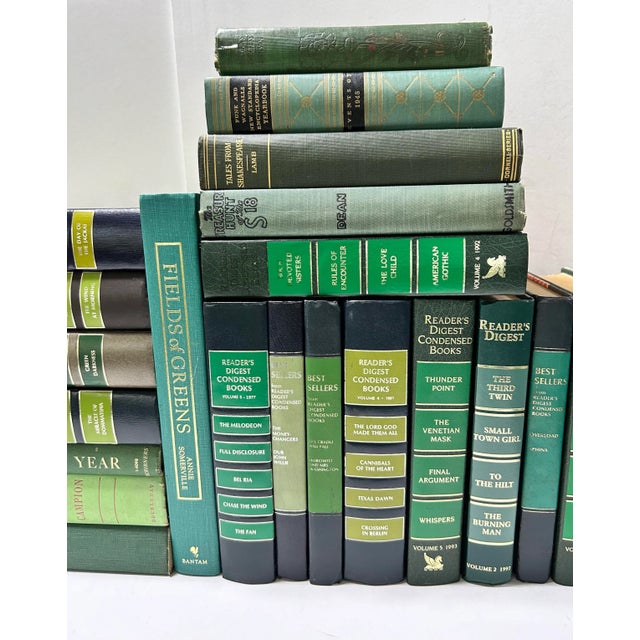 American Green Decorative Books for Staging Library - Set of 22 For Sale - Image 3 of 9