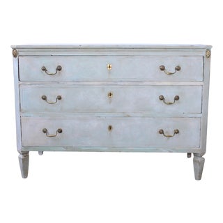 Antique Gustavian Painted Chest of Drawers, 1770 For Sale