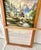 Late 20th Century Vintage Arched Top Medium Toned Wood Wall Calendar Frame Holder. For Sale - Image 5 of 8