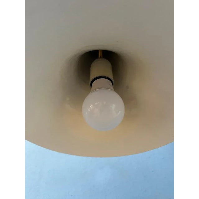 Mid-Century White Space Age Witch Hat Pendant Lamp For Sale - Image 10 of 11