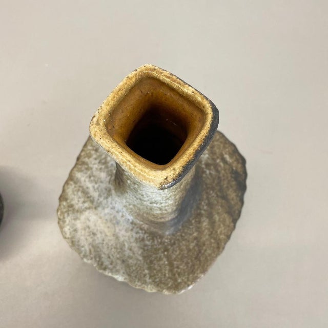 Ceramic Studio Pottery Vases attributed to Piet Vest Ceramics, Netherlands, 1970s, Set of 2 For Sale - Image 13 of 18