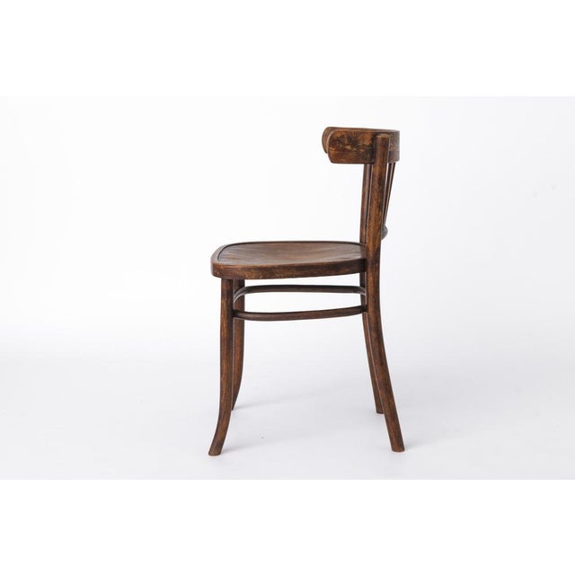 1940s Vintage Wooden Desk Chair, 1930s For Sale - Image 5 of 10