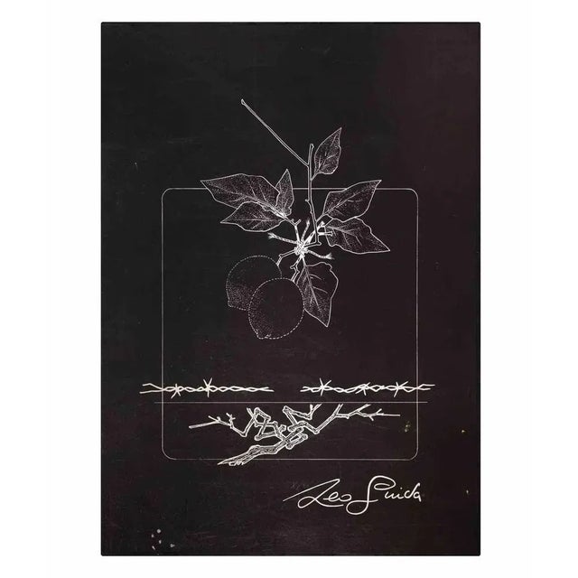 Still life is a artwork realized in 1976 by the italian contemporary artist leo guida (1992 - 2017). Original screen print...