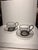 1920s Vintage Wire Folk Art Tea Cups Set/2 For Sale - Image 5 of 6